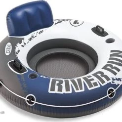 Intex Κουλούρα-Κάθισμα River Run Με Δίχτυ 2 Θάλαμους Αέρος Και Βαρέους Τύπου Λαβές (58825)