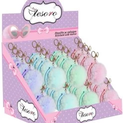 Tesoro Μπρελόκ Με Pom Pom Και διπλό Καθρέφτη (000582242) -Καλοκαιρινά παιχνίδια & φουσκωτά Εκπτώσεις 203171 3