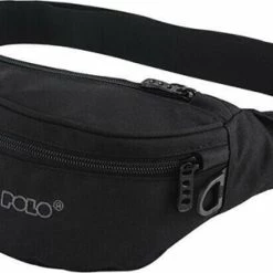 Polo Τσαντακι Μέσης 820 Cord 2000 Black 2021 Μαύρο Logo (9-08-029-2000)