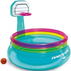 Intex Shoot’n Bounce Jump-O-Lene Τραμπολίνο με Μπασκέτα (48265)