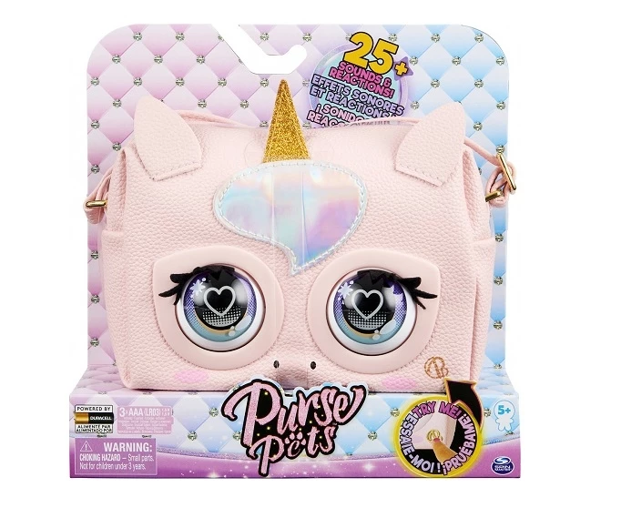 Spin Master Λούτρινο Purse Pets Σουπερ Τσαντάκι – Ζωάκι Μονόκερος (072128) 3 Spin Master Λούτρινο Purse Pets Σουπερ Τσαντάκι – Ζωάκι Μονόκερος (072128) - Image 3