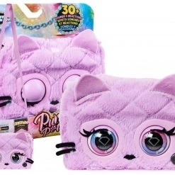 Spin Master Λουτρ.Purse Pets Σουπερ Τσαντάκι Σε Χνουδωτή Έκδοση-Ζωάκι Γατάκι (076259)