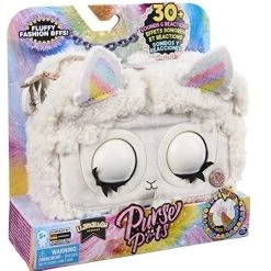 Spin Master Λουτρ.Purse Pets Σουπερ Τσαντάκι Σε Χνουδωτή Έκδοση-Ζωάκι Λάμα (076451)