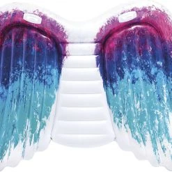 Intex Θαλάσσιο Φουσκωτό Στρώμα Φτερά Αγγέλου 251×160εκ (58786)