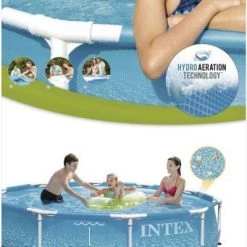 Intex Θαλάσσια Πισίνα Beachside Metal Frame 305x76cm (28208) -Καλοκαιρινά παιχνίδια & φουσκωτά Εκπτώσεις 213858 3 1