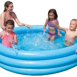 Intex Παιδικη Φουσκωτη Πισινα Crystal Blue 168 X 38 Εκατοστα (58446)