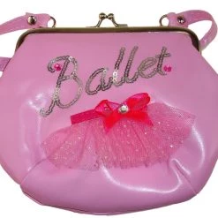 Pink Poppy Δερματινο Παιδικο Τσαντακι Ωμου Ballet (98378)