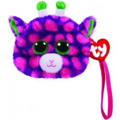 AS το καλό παιχνίδι Λουτρινο Χνουδωτο Πορτοφολακι Ty Gear Καμηλοπαρδαλη Ροζ (1607-95211)