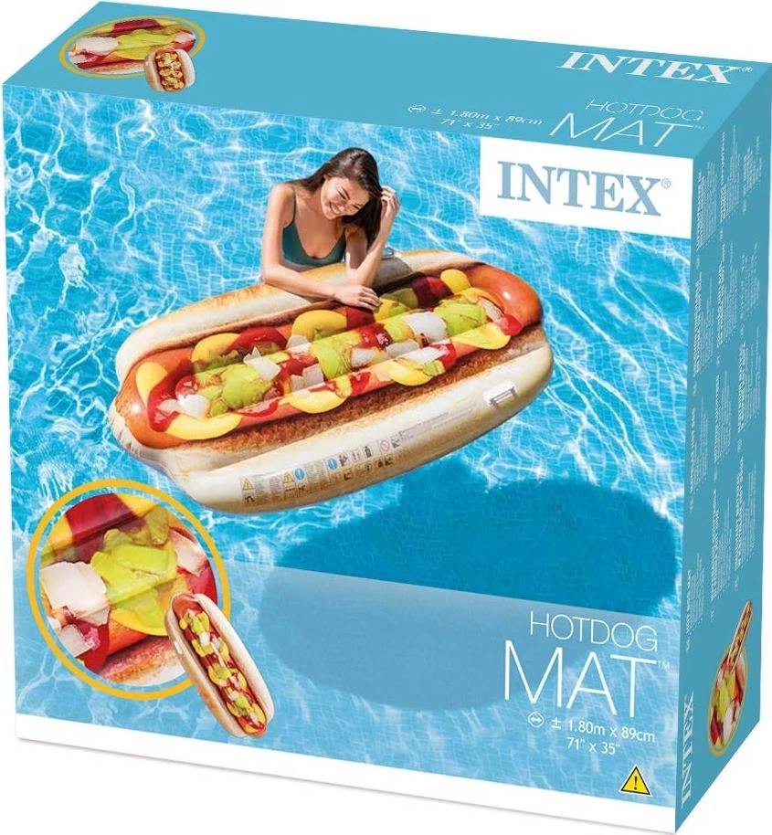 INTEX Στρωμα Θαλασσης Φουσκωτο Hot Dog 180X89Εκ. (58771) 3 INTEX Στρωμα Θαλασσης Φουσκωτο Hot Dog 180X89Εκ. (58771) - Image 3