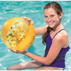 Bestway Μπαλα Θαλασσης Φουσκωτη Με Glitter 41Εκ. (03.L-31050) -Καλοκαιρινά παιχνίδια & φουσκωτά Εκπτώσεις 683596 2