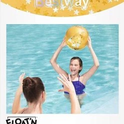 Bestway Μπαλα Θαλασσης Φουσκωτη Με Glitter 41Εκ. (03.L-31050) -Καλοκαιρινά παιχνίδια & φουσκωτά Εκπτώσεις 683596 3