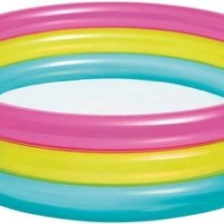 Intex Πισίνα Φουσκωτή Rainbow Baby Pool (57104)
