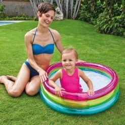Intex Πισίνα Φουσκωτή Rainbow Baby Pool (57104) -Καλοκαιρινά παιχνίδια & φουσκωτά Εκπτώσεις 686729 2