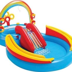 Intex Πισίνα Rainbow Ring Play Center (57453)