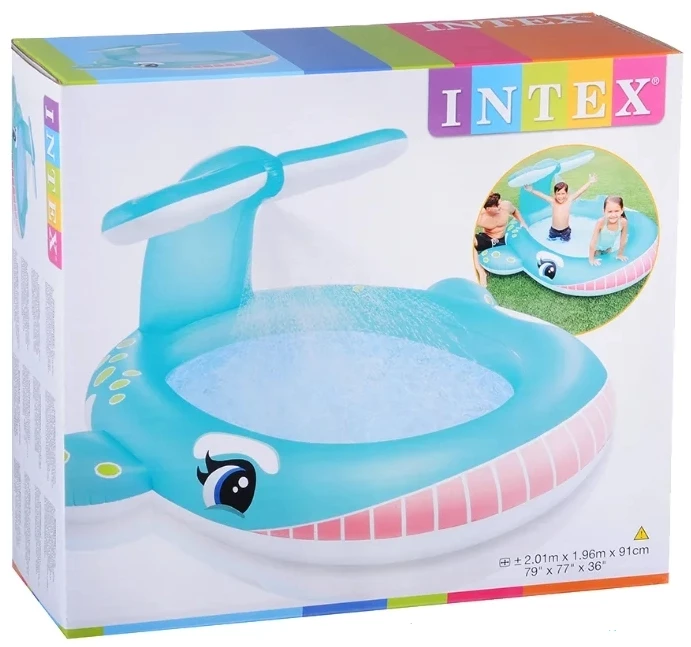 Intex Πισίνα Whale Spray Pool (57440) 2 Intex Πισίνα Whale Spray Pool (57440) - Image 2