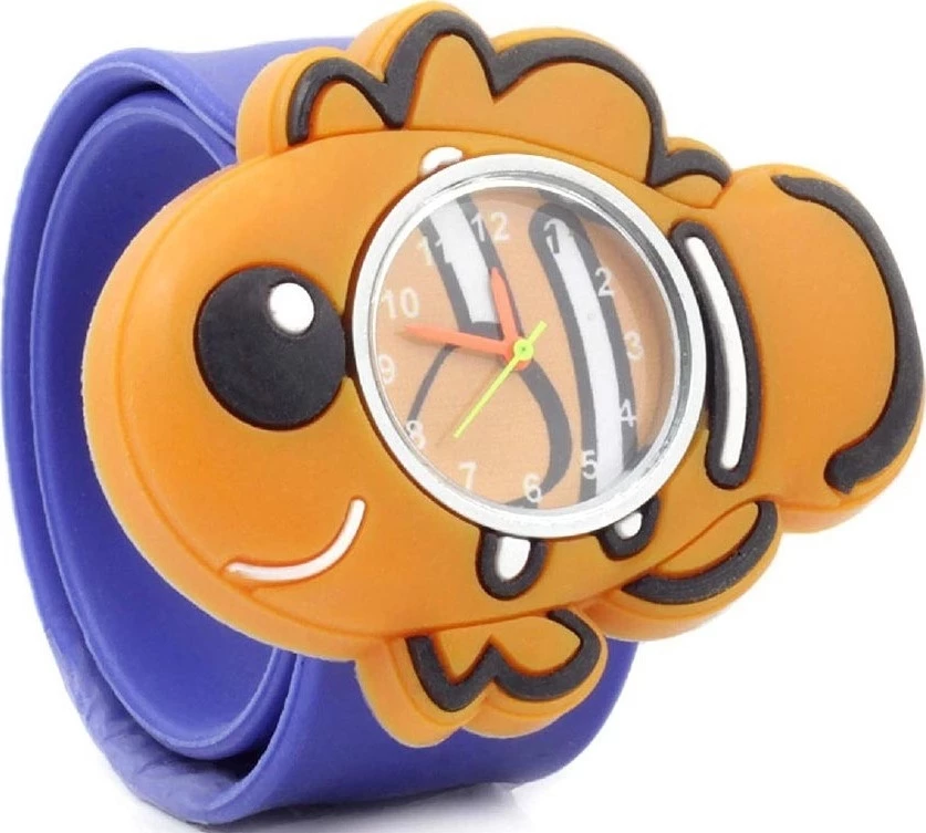 Wacky Watches Παιδικό Ρολόι Χειρός Slap 3D Clown Fish (14482308) 1 Wacky Watches Παιδικό Ρολόι Χειρός Slap 3D Clown Fish (14482308)