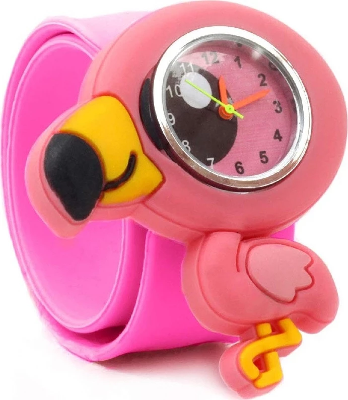 Wacky Watches Παιδικό Ρολόι Χειρός Slap 3D Flamingo (14482329) 1 Wacky Watches Παιδικό Ρολόι Χειρός Slap 3D Flamingo (14482329)