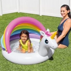 Intex Πισίνα Unicorn Baby Pool (57113NP) -Καλοκαιρινά παιχνίδια & φουσκωτά Εκπτώσεις 693462 2 1